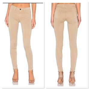 J. Brand Women's Beige Mid Rise Super Skinny Jeans